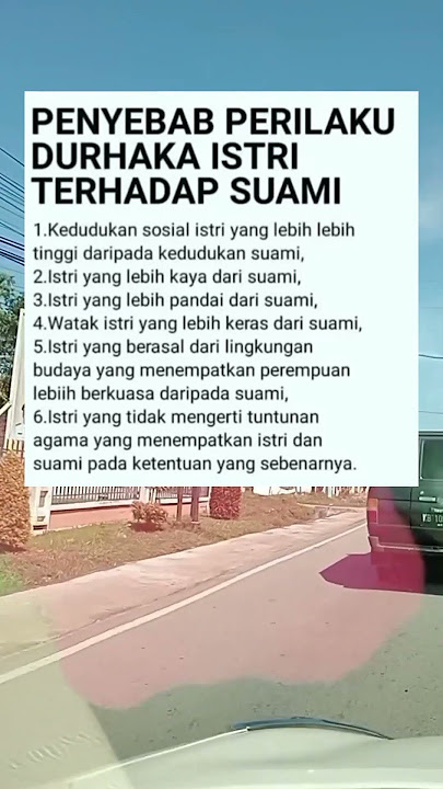 Penyebab perilaku durhaka istri terhadap suami.#quotes #story #motivation