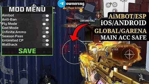 CODM MOD MENU APK COD MOBILE *WALLHACK *AIMBOT ESP | DOWNLOAD CHEATS NO RECOIL IOS ANDROID 