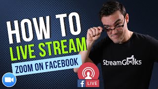 how to live stream zoom on facebook