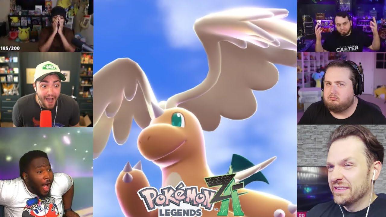 Youtubers React to Mega Dragonite Compilation