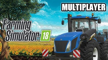 Playing Multiplayer Gameplay in Farming Simulator 18 | Timelapse #skullgaming