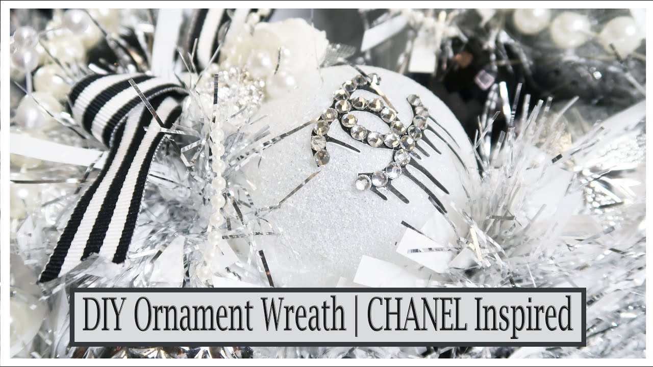 ✨DIY Chanel Inspired Ornament✨#chanel #christmas #diychristmasdecor #o