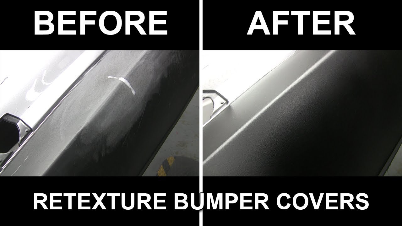 How to Retexture Bumper Covers
