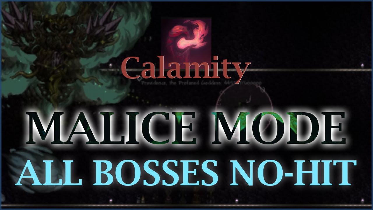 OUTDATED - Calamity Revengeance - All OLD Boss Fights NO HIT / FLAWLESS  [Version 1.2.0.4] 