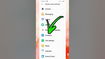 Contacts System App Setting | Hide Incomplete Numbers | #redmi #shorts #viralshorts #youtubeshorts