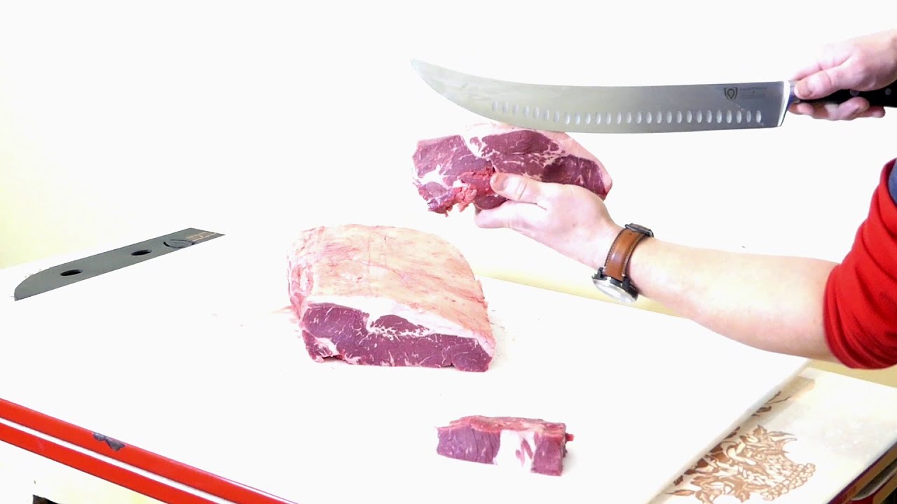 How to Cut a Whole Strip Loin Cutting Strip Steaks YouTube