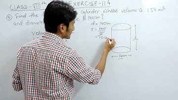 Exercise 11.4 - Question 5 NCERT Solutions for Class 8th Maths Mensuration