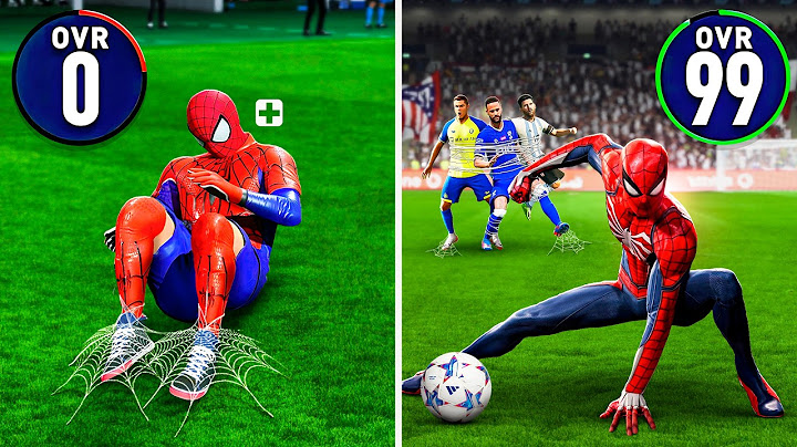I Put SPIDER-MAN in FIFA.. And Every GOAL = +1 OVERALL
