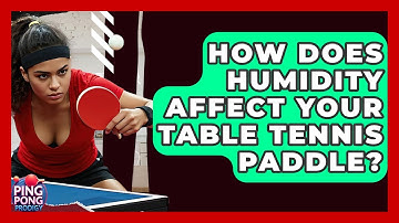 How Does Humidity Affect Your Table Tennis Paddle? - Ping Pong Prodigy