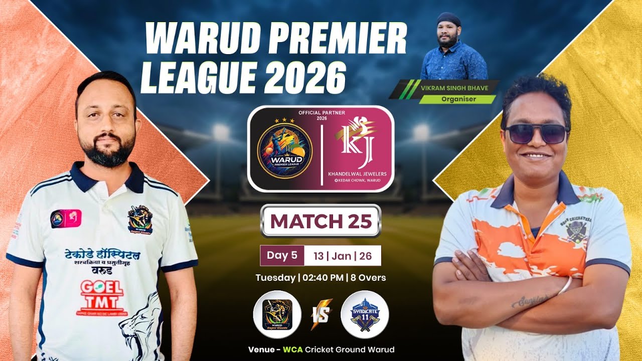 WPL SEASON 3 || SYNDICATE 11 vs WARUD SUPER GIANTS || wdz live