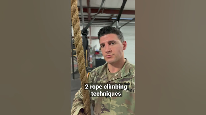 Military Rope climbing techniques #shorts