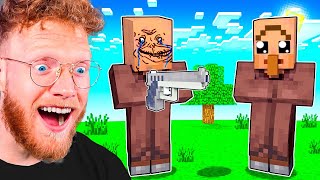 TRY NOT TO LAUGH (Minecraft Villager Edition)