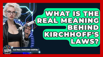 What Is The Real Meaning Behind Kirchhoff