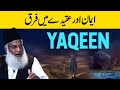 Allah per yaqeen  what is iman      dr israr ahmed eye opening bayan