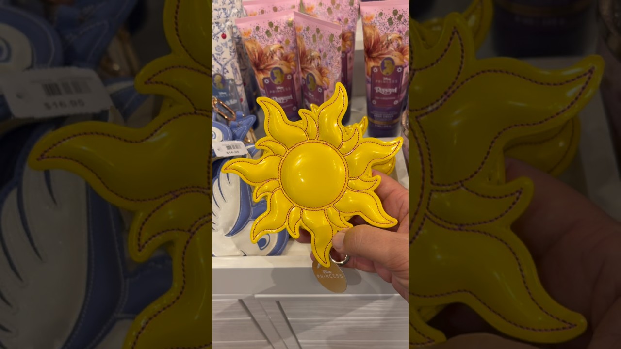 Брелок для монетницы в виде солнца Рапунцель от Disney в магазине Bath & Body Works 