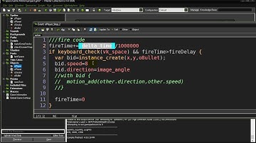 GameMaker How to Space Game 03 Bullets Relative Motion