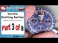 Part 3 of 8 Breitling Bentley Service ETA 2892 A2 Dubois Depraz Watch Repair Tutorial