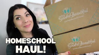 Homeschool Curriculum Haul! The Good and the Beautiful New Releases + 1st Grade Picks