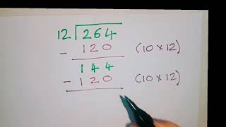 Division using the chunking method. #maths #ks2 #education #learning