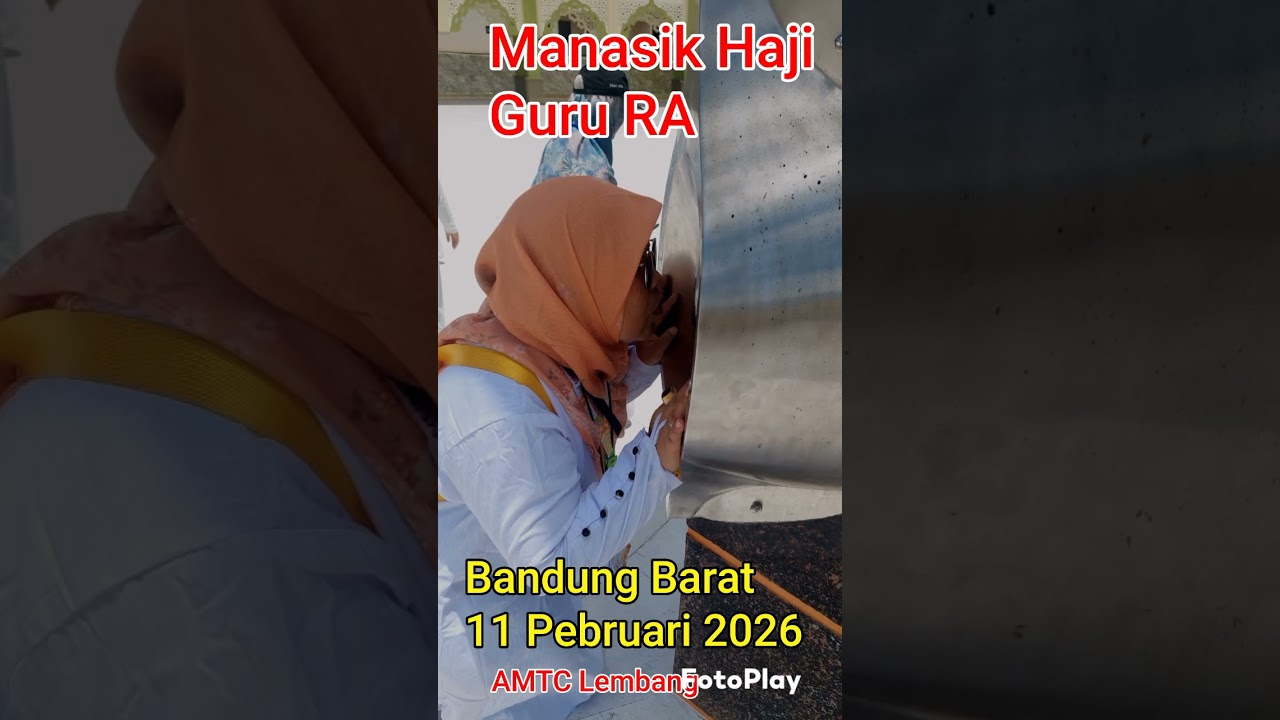 168, Manasik Haji Guru RA kab.Bandung Barat di AMTC Lembang 