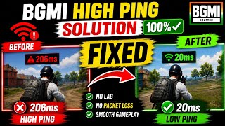 BGMI High Ping Solution is here - BGMI 4.4 Update | Super Smooth Graphics | Zero Lag | 165 Fps 🔥