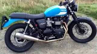 Modified / Custom Triumph Bonneville T100 Spirit - Motone, LSL, Rizoma, Arrow, Oberon, Biltwell