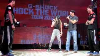 JAPAN CASIO  Johnny Trí Nguyễn Hiệu suất Kung Fu - Shock The World Tour 2012 in Hanoi