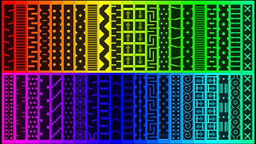 The Rainbow Road Race! - 40 Colors Marble Race In Algodoo