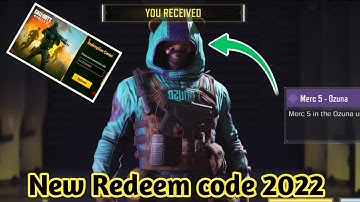 June 2022 New Redeem code codm | call of duty mobile Redeem code | Garena codm Redeem code 2022
