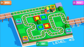 Color Tiles Express Game | Rail Line Maze Puzzle Game | Android Gameplay #942