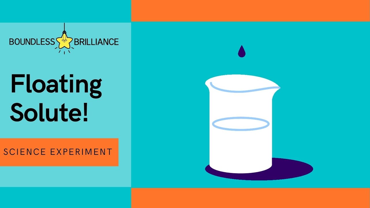 Floating Solute | Easy Science Experiment for Kids! - YouTube