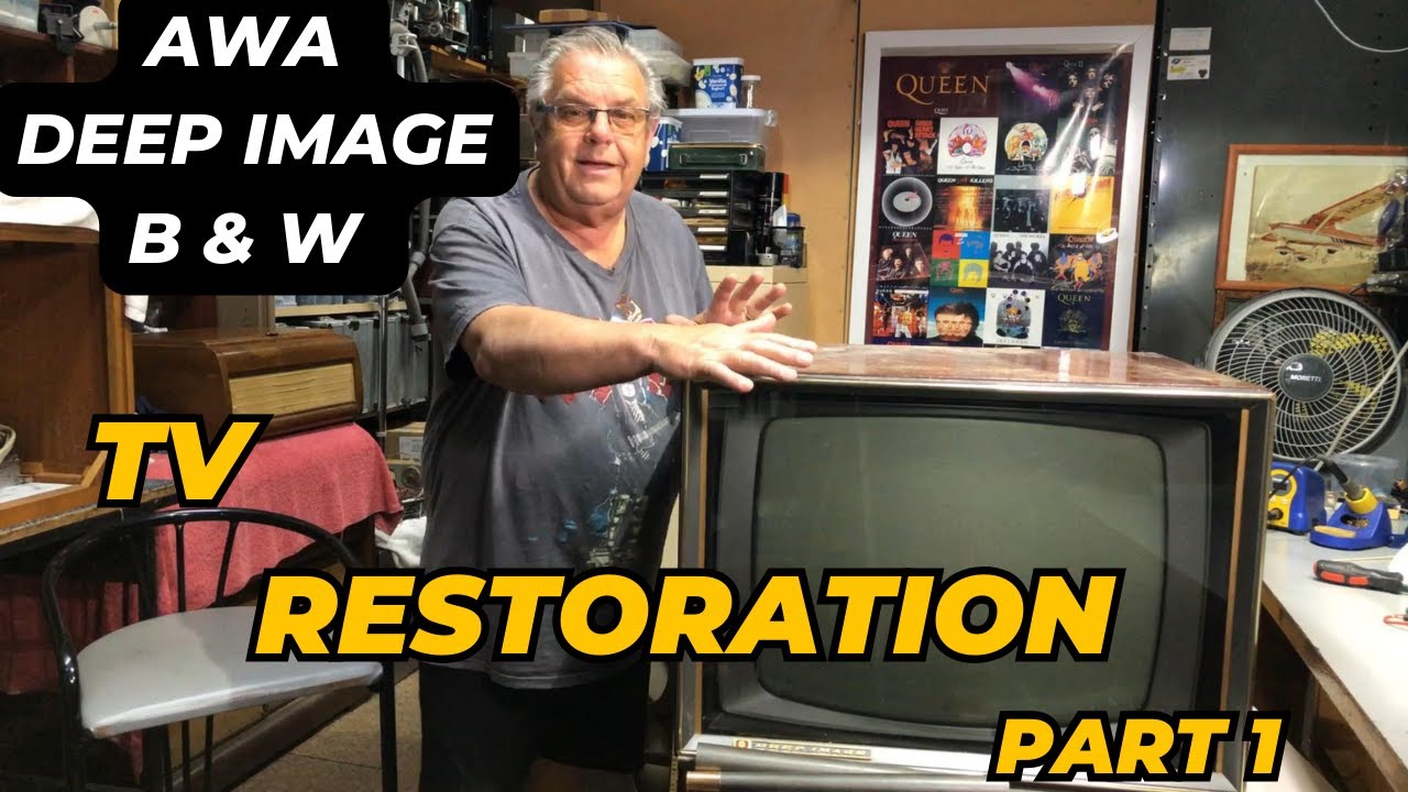 AWA 23inch B&W TV Restore Pt1 INTRO - YouTube