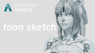 Arnold tutorial - How to create a pencil sketch style in MtoA