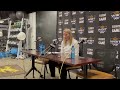 Wyoming head coach Heather Ezell addresses the media following the Cowgirls' season-ending loss to