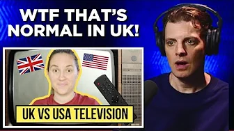American Reacts to 7 Ways UK and USA TV Are Different!