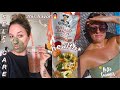 A day in the life  hailey beber sunglasses morning routine  at home workouts  stefanie rose