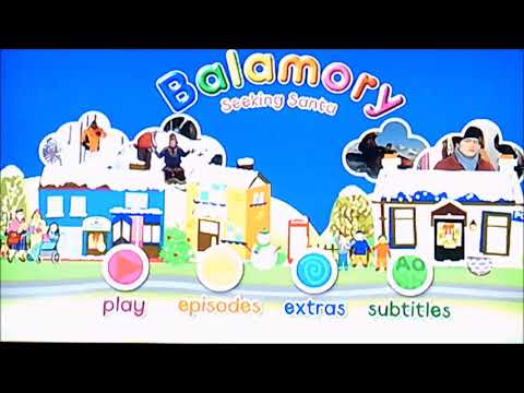 DVD Opening to Balamory Seeking Santa UK DVD