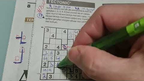 (#7978) Saturday. Tectonic01 Sudoku puzzle. Bonus Extra edition. 02-10-2024 Extra part 4 of 4