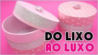 Do LIXO ao LUXO – Reciclando e Decorando – Rolo de durex