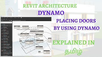 #8 Place Doors By Using Dynamo & Set Instance Parameter Values Using Dynamo/Revit Tamil Tutorial