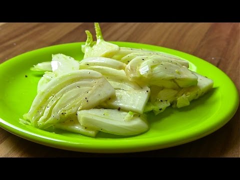 Fenchel-Fenchelsalat Mediterran-Fenchel putzen-schneiden-zubereiten-vegan