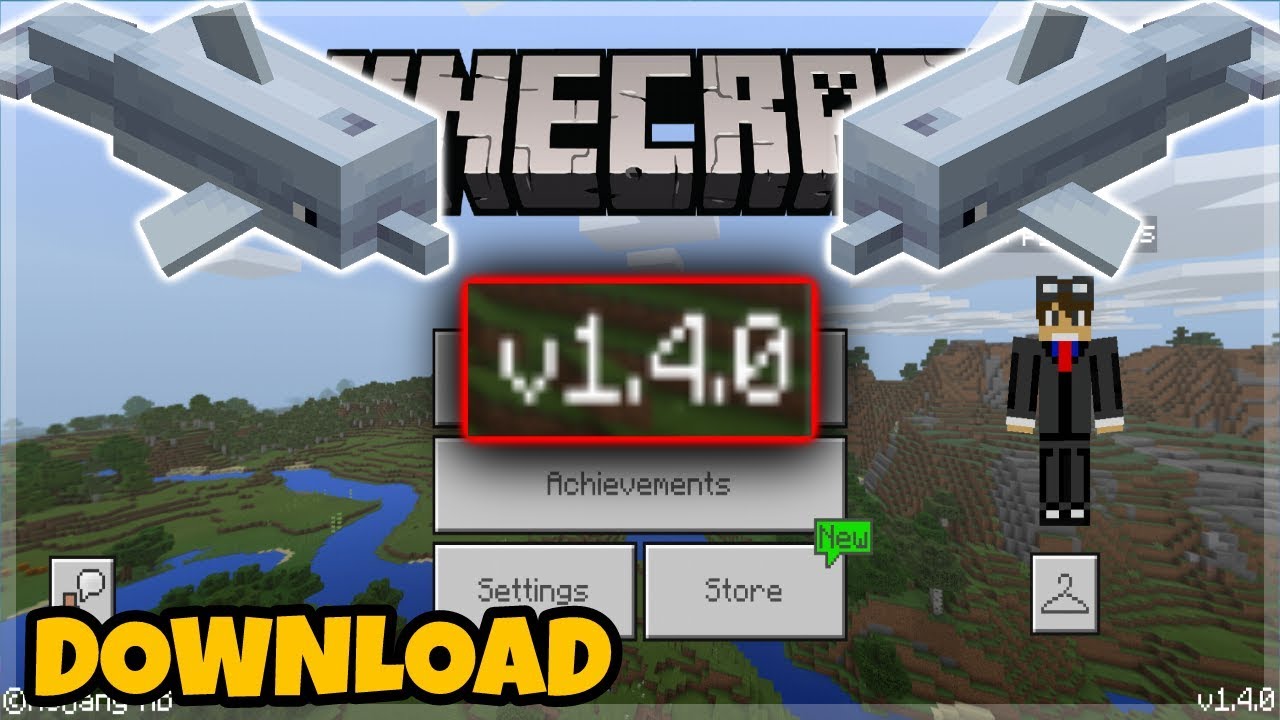 MINECRAFT PE 1.4 AQUATIC UPDATE RELEASED!!! - YouTube