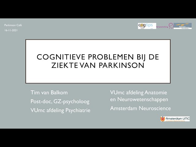 Cognitieve Problemen Bij De Ziekte Van Parkinson - Youtube