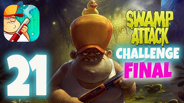 Swamp Attack - Gameplay Walkthrough Episode #21 - Challenge Levels 60-66 (Final)