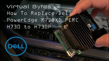 Home Data Center - Dell PowerEdge R730XD Replacing PERC H730 to H730P