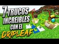 ✅ 7 Trucos INCREIBLES con el Dripleaf - Minecraft 1.17