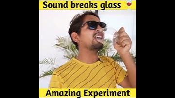 Does sound can break glass experiment