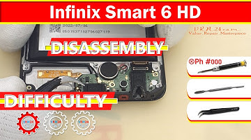 Infinix Smart 6 HD Disassembly in detail Take apart