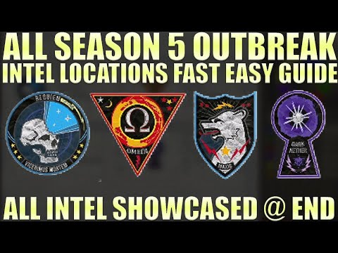 ALL Season 5 Outbreak Intel Locations Guide Fast Easy Tutorial Dark Aether Omega Maxis Requiem