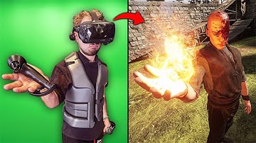 I played Blade and Sorcery with a HAPTIC SUIT.